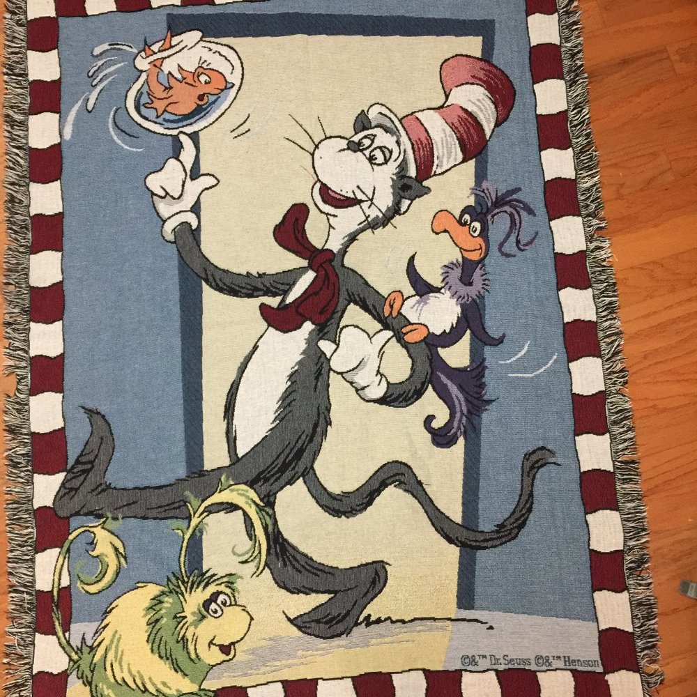 Dr. Seuss The Cat In The Hat Throw